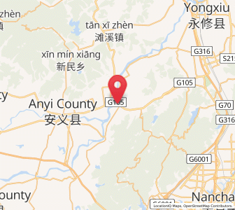 Map of Wanbu, Jiangxi