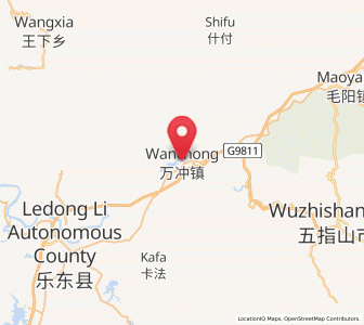 Map of Wanchong, Hainan