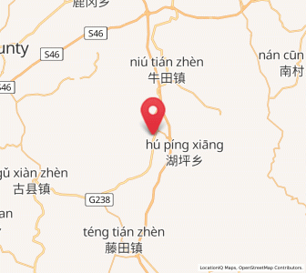 Map of Wanchong, Jiangxi