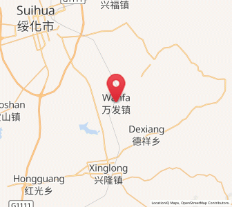 Map of Wanfa, Heilongjiang