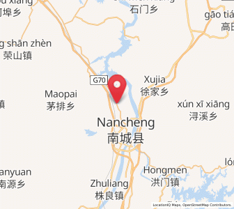 Map of Wanfang, Jiangxi