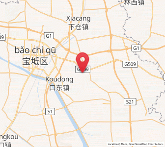 Map of Wangbuzhuang, Tianjin