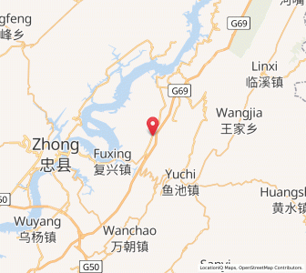 Map of Wangchang, Chongqing