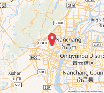 Map of Wangcheng, Jiangxi