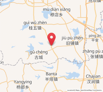 Map of Wangdian, Jiangsu