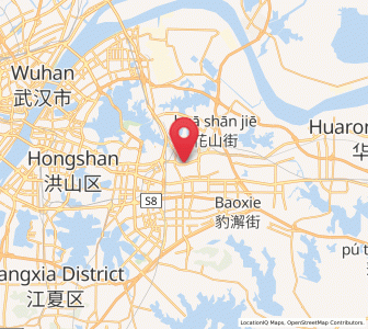 Map of Wangdian, Hubei
