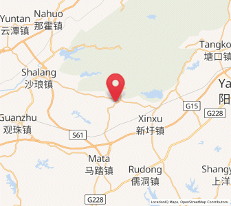 Map of Wangfu, Guangdong