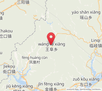 Map of Wangfu, Zhejiang