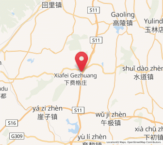 Map of Wanggezhuang, Shandong