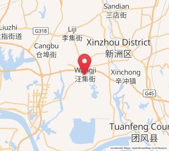 Map of Wangji, Hubei