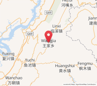 Map of Wangjia, Chongqing