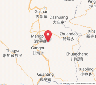 Map of Wangjia, Qinghai