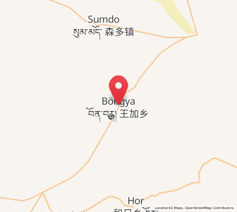Map of Wangjia, Qinghai