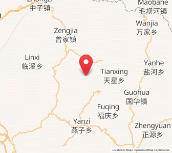 Map of Wangjia, Sichuan
