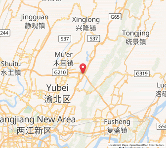 Map of Wangjia, Chongqing