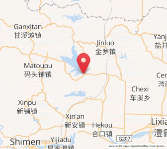 Map of Wangjiachang, Hunan