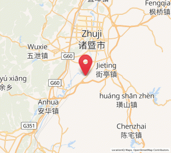 Map of Wangjiajing, Zhejiang