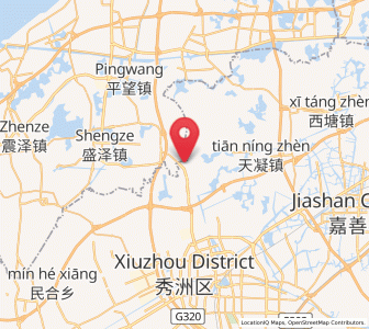 Map of Wangjiangjing, Zhejiang
