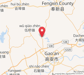 Map of Wangjiaxu, Jiangxi