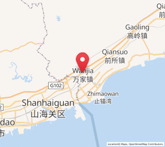 Map of Wangjiazhuang, Liaoning