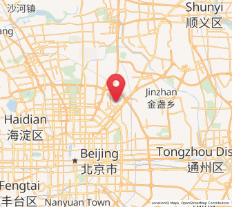 Map of Wangjing, Beijing