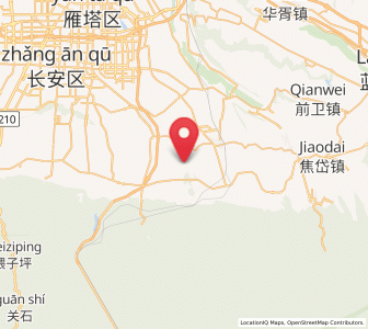 Map of Wangmang, Shaanxi