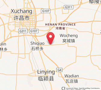 Map of Wangmeng, Henan