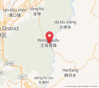 Map of Wangmudu, Jiangxi