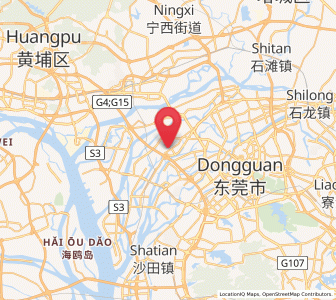 Map of Wangniudun, Guangdong
