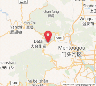 Map of Wangping, Beijing