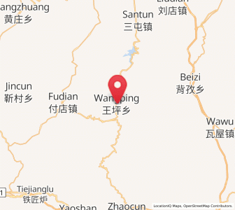 Map of Wangping, Henan
