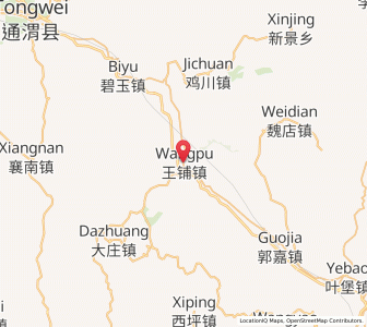 Map of Wangpu, Gansu