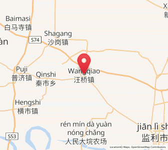 Map of Wangqiao, Hubei