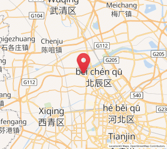 Map of Wangqinzhuang, Tianjin