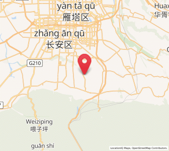 Map of Wangqu, Shaanxi