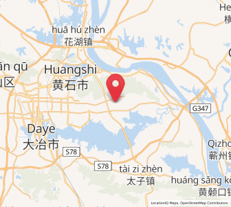 Map of Wangren, Hubei
