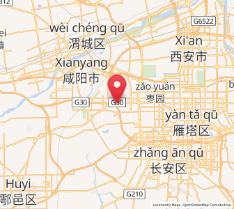 Map of Wangsi, Shaanxi