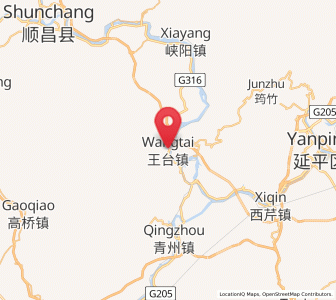 Map of Wangtai, Fujian