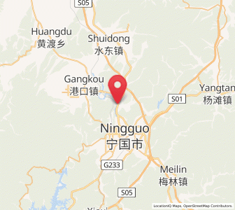 Map of Wangxi, Anhui