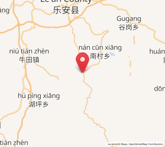 Map of Wangxian, Jiangxi
