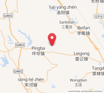 Map of Wangyi Zhendian, Hubei