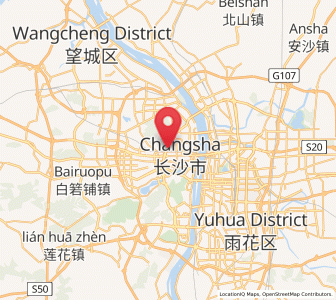 Map of Wangyue, Hunan