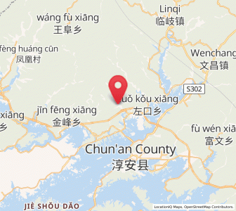 Map of Wangzhai, Zhejiang