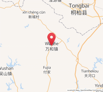 Map of Wanhe, Hubei