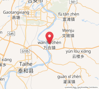 Map of Wanhe, Jiangxi