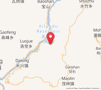 Map of Wanhechang, Yunnan