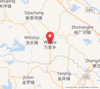 Map of Wanjia, Hubei