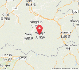 Map of Wanjia, Anhui
