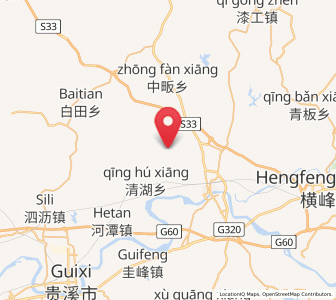 Map of Wanli, Jiangxi