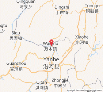 Map of Wanmu, Chongqing